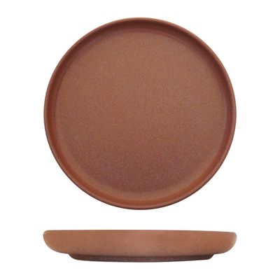 PLATE ROUND BROWN 175MM, ECLIPSE UNO