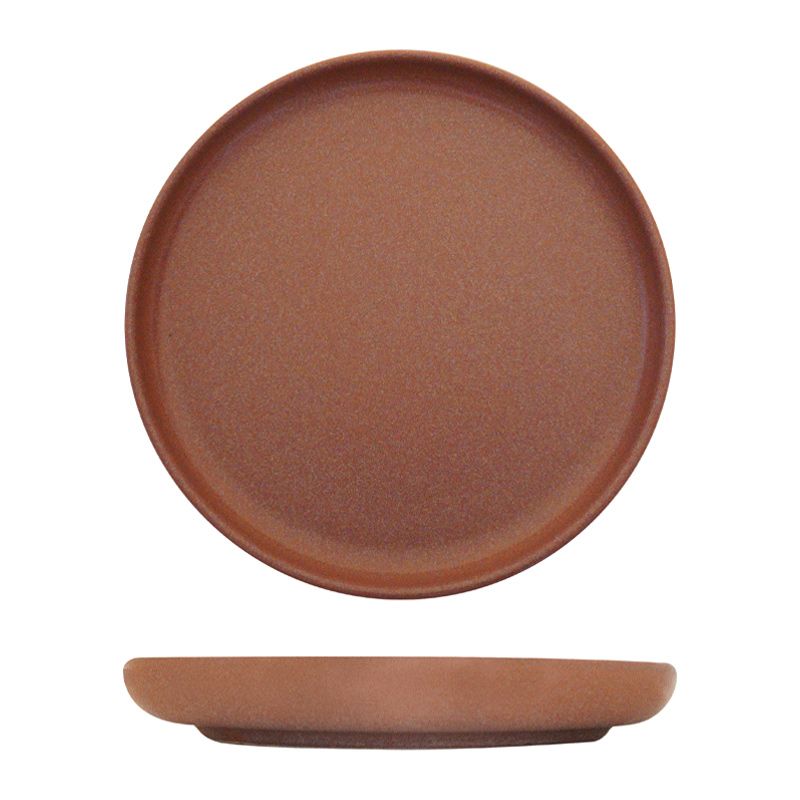 PLATE ROUND BROWN 175MM, ECLIPSE UNO