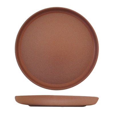 PLATE ROUND BROWN 280MM, ECLIPSE UNO