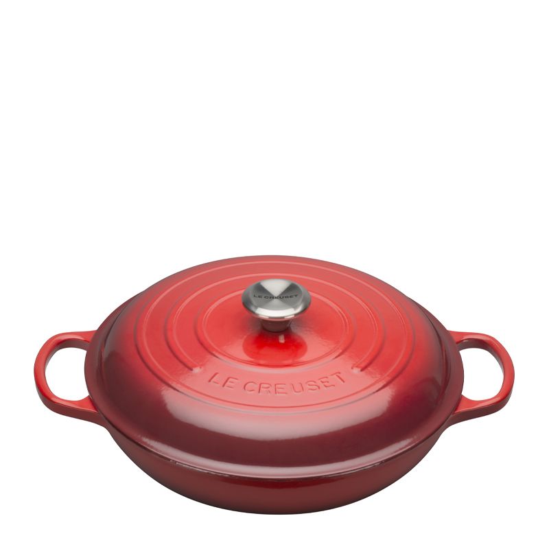 CASSEROLE SHALLOW CERISE 30CM/3.2L