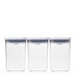 CANNISTER SQUARE SET 3PCE, OXO POP