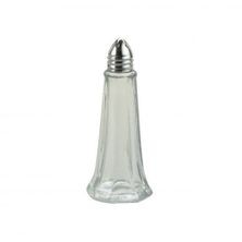 SALT & PEPPER TOWER 115MM GLASS SINGLE