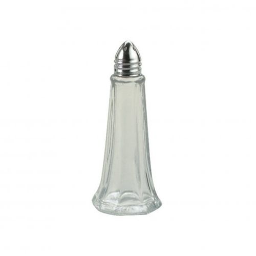 SALT & PEPPER TOWER 115MM GLASS SINGLE