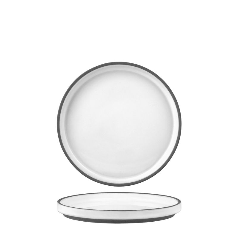 PLATE WHITE RIMMED 150MM, TK MUSE