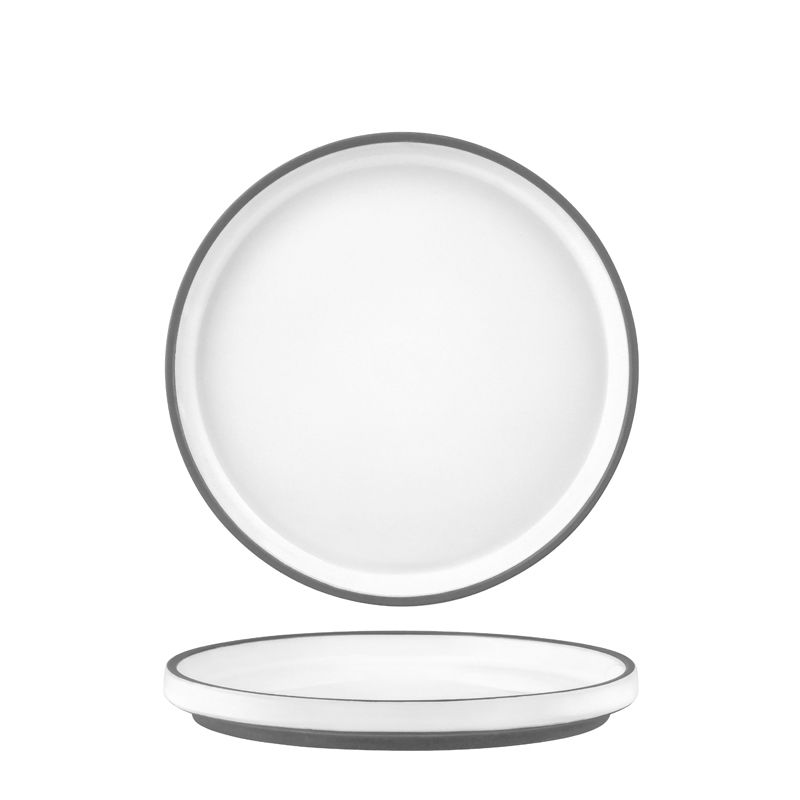 PLATE WHITE RIMMED 170MM, TK MUSE