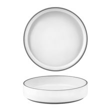 BOWL WHITE RIMMED 210MM, TK MUSE