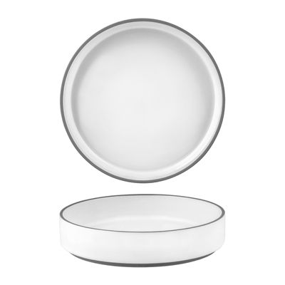 BOWL WHITE RIMMED 210MM, TK MUSE