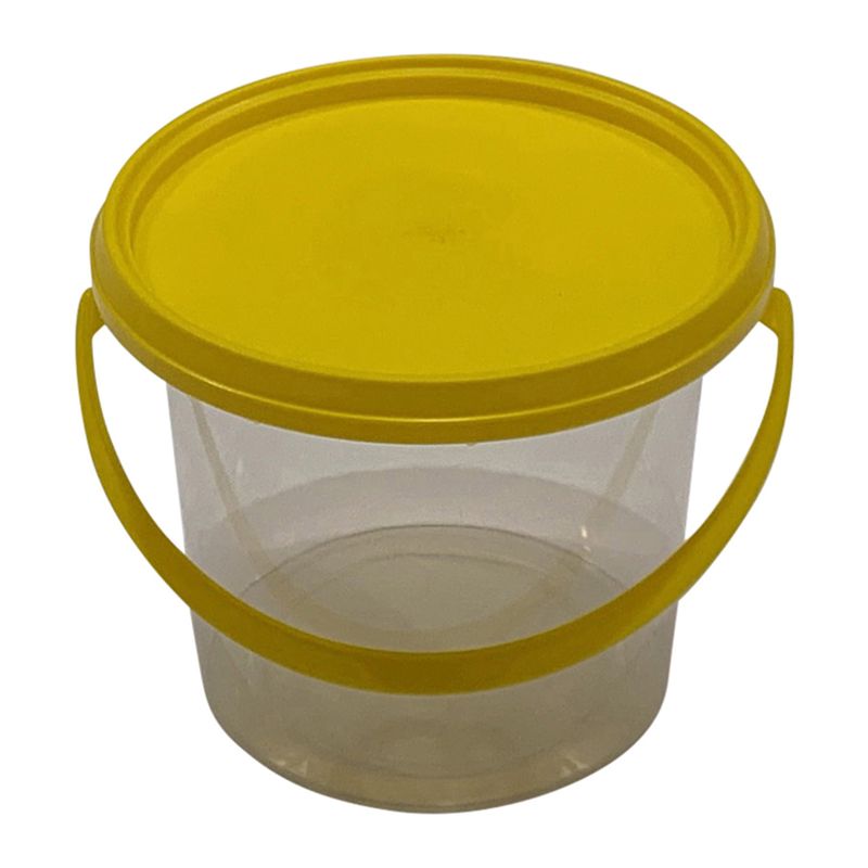 1KG CLEAR BUCKET WITH LID