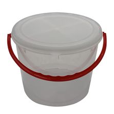 5LT CLEAR BUCKET WITH LID