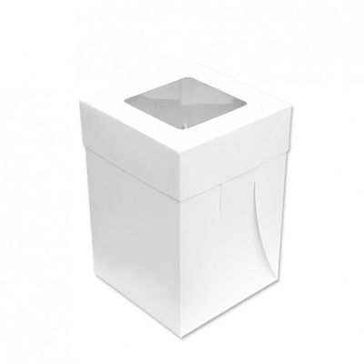 CAKE BOX + LID 8X8X12IN