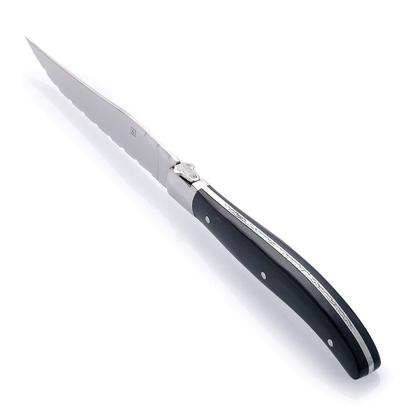 KNIFE STEAK BLACK S/S, TK PARIS