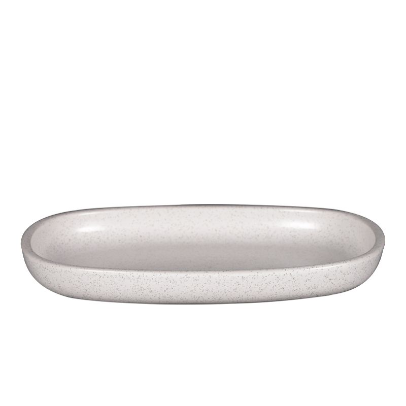 PLATTER OVAL CLAY 23CM, AFC RAKSTONE