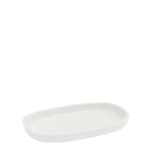 PLATTER OVAL IVORY 23CM, AFC RAKSTONE