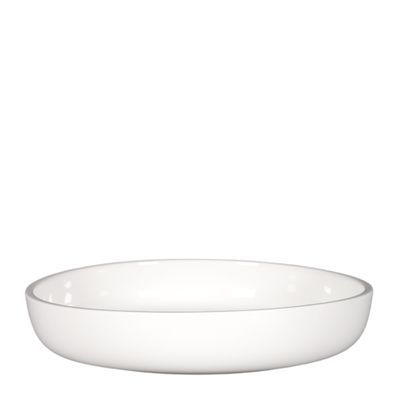 PLATTER OVAL IVORY 23CM, AFC RAKSTONE