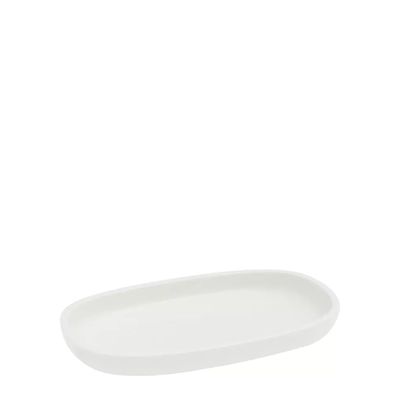 PLATTER OVAL IVORY 23CM, AFC RAKSTONE