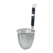 NOODLE BASKET STAINLESS STEEL WOOD HNDLE