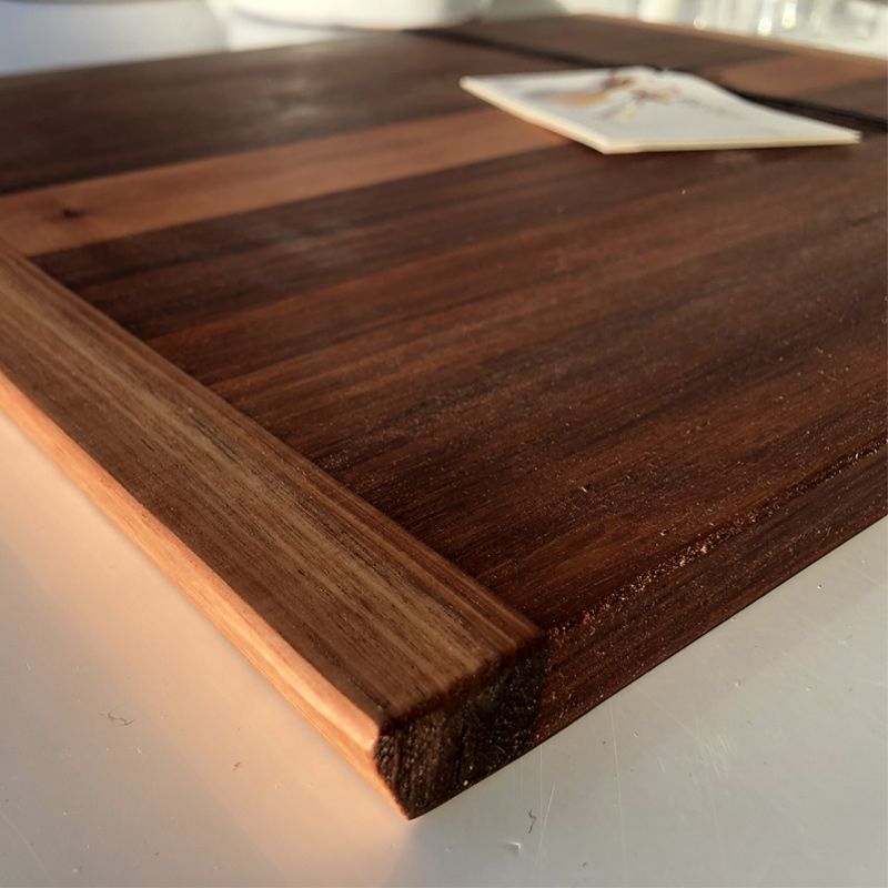 BOARD ANGLED 440X320X20MM BLKWD/MYRTLE/CT