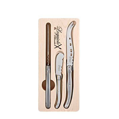 KNIFE SET 3PCE CHEESE ST/STEEL, LAGUIOLE