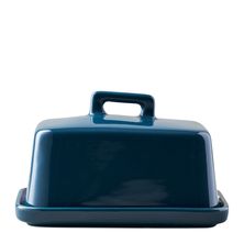BUTTER DISH TEAL, EPICUROUS