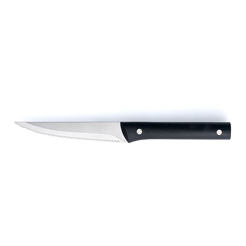 STEAK KNIFE S/S BLK HANDLE, TK TEMPO