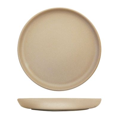 PLATE ROUND TAUPE 220MM, ECLIPSE UNO