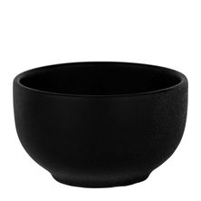 BOWL ROUND MATT BLK 125X70MM, BLACK