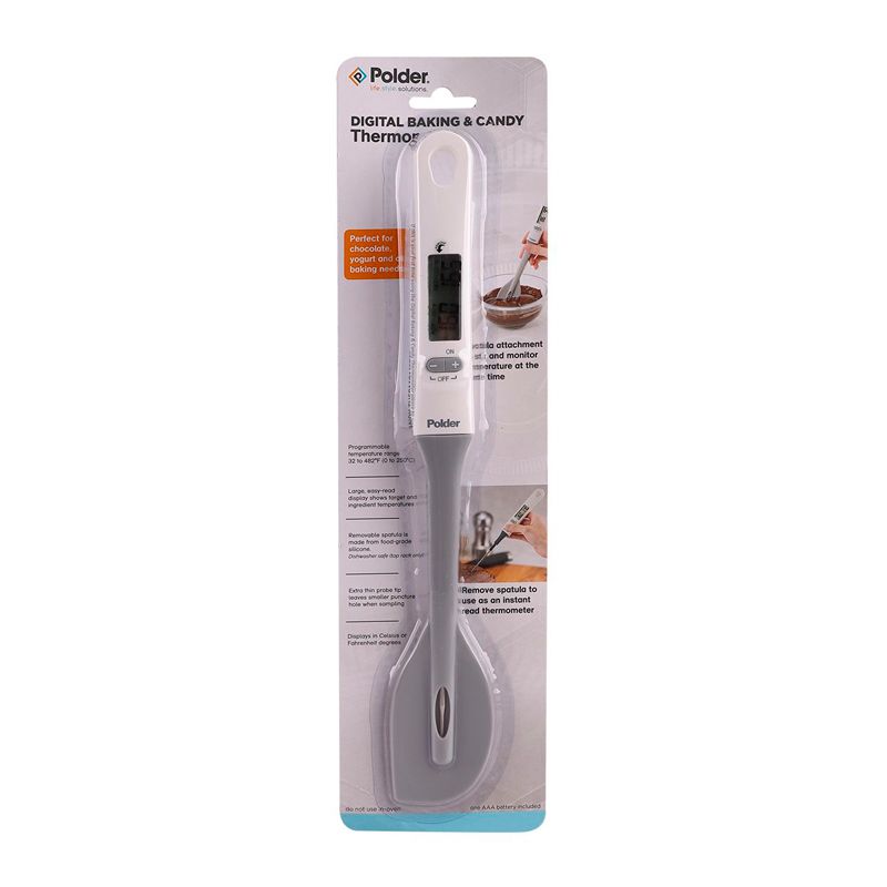 THERMOMETER PROBE CANDY W/ SPOON, POLDER