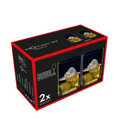 GLASS WHISKY 2PK,RIEDEL H2O CLASSIC BAR