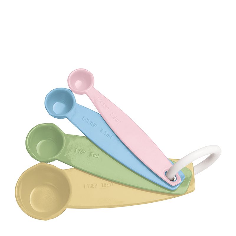 MEASURING SPOONS 4PCE MELAMINE, CUISENA