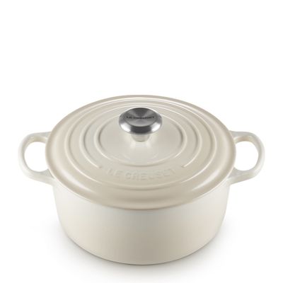 CAST IRON ROUND CASSEROLE 26CM/5.3LT, LE CREUSET