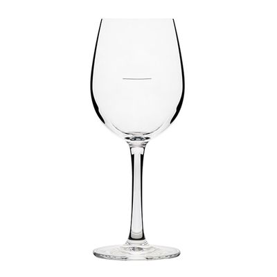 WINE GLASS 350ML W/PLIMSOL, NUDE