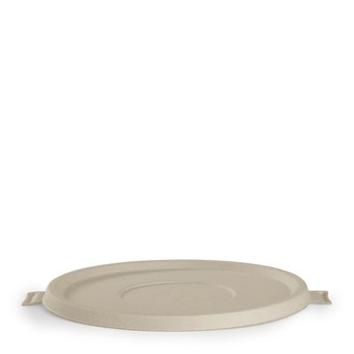 24,32,40OZ SOUP BOWL LID NATURAL, BIOPAK