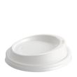 90MM PLASTIC WHITE LID, BIOPAK