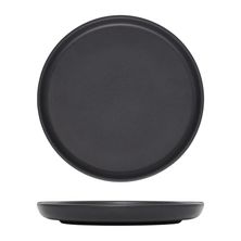 PLATE ROUND BLACK 220MM, ECLIPSE UNO