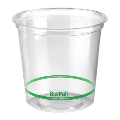 BOWL COLD CLEAR 700ML, BIOPAK 50PCES