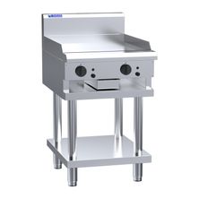 GRIDDLE 600MM W/LEGS & SHELF GAS, LUUS