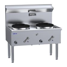 WOK TABLE 2 HOLE WATERLESS GAS, LUUS