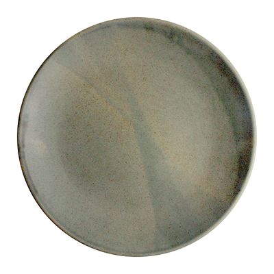 PLATE COUPE GREEN 22.5CM, THE GOOD PLATE