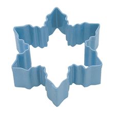 COOKIE CUTTER SNOWFLAKE 7.75CM BLUE, R&M