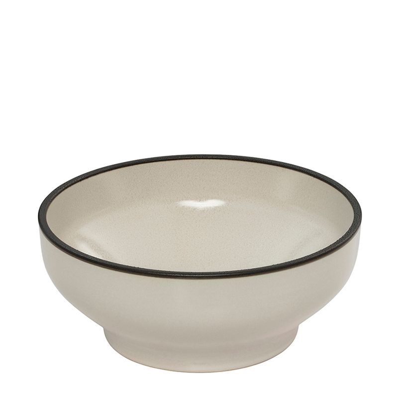 BOWL ROUND D/WHT 160MM, LUZERNE MOD