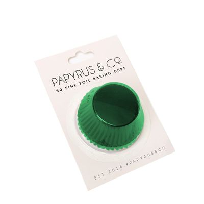 CUPCAKE FOIL GREEN 50PK, BAKE GROUP