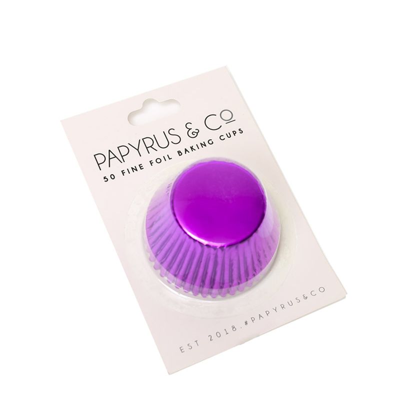 CUPCAKE FOIL PURPLE 50PK, BAKE GROUP