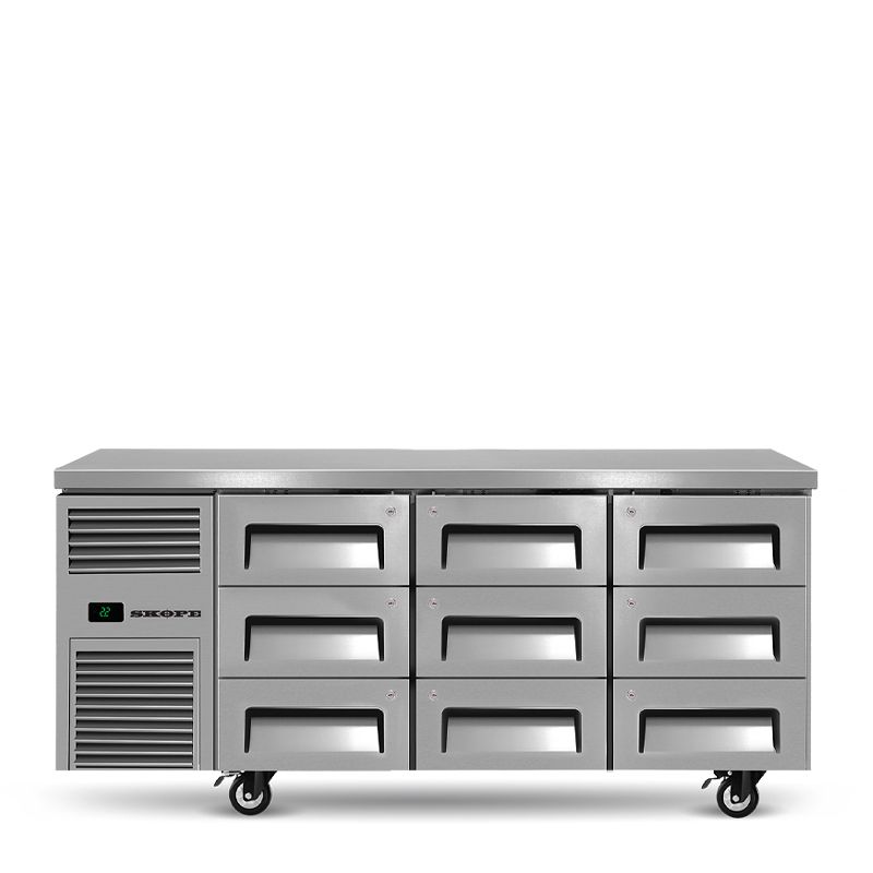 UNDERCOUNTER FRIDGE 9 DRAWER, SKOPE