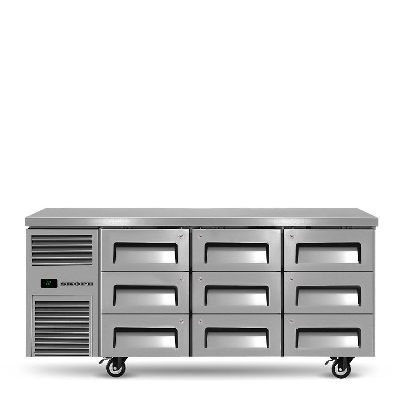 UNDERCOUNTER FRIDGE 9 DRAWER, SKOPE