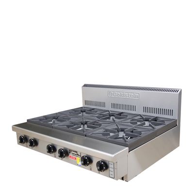 COOKTOP GAS 6 BURNER GOLDSTEIN