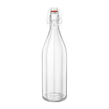 BOTTLE CLEAR 1LT W/WHITE TOP, OXFORD