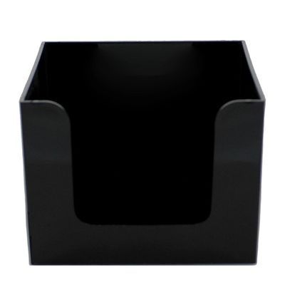 NAPKIN HOLDER BLACK PLASTIC, POSI POUR