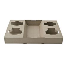 COFFEE TRAY 4 CUP PAPER, DETPAK