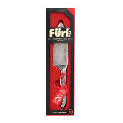 KNIFE SANTOKU EAST/WEST 13CM, FURI PRO