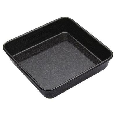 ROASTING PAN BLK 40X28CM ENAMEL, M/PRO